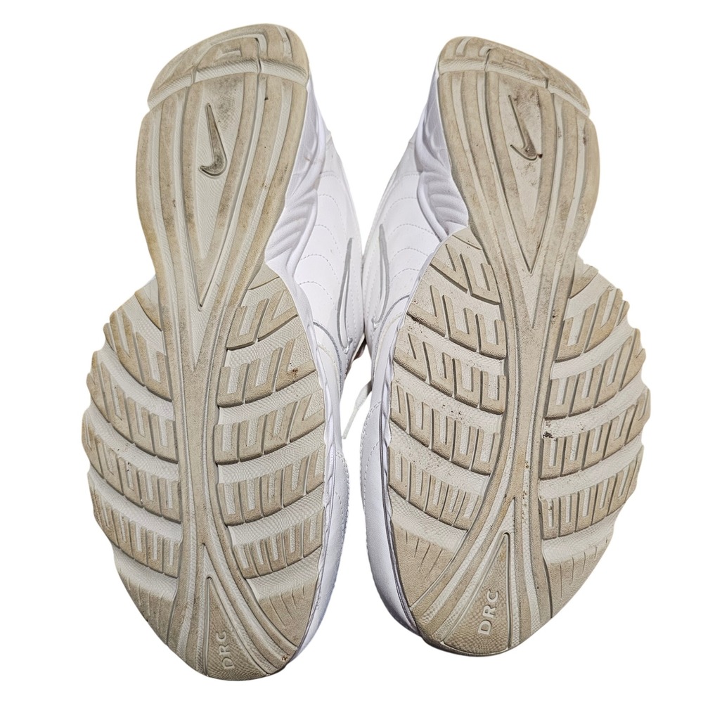 Nike Mens White Leather Athletic Running Shoes Size 14 - Picture 6 of 7